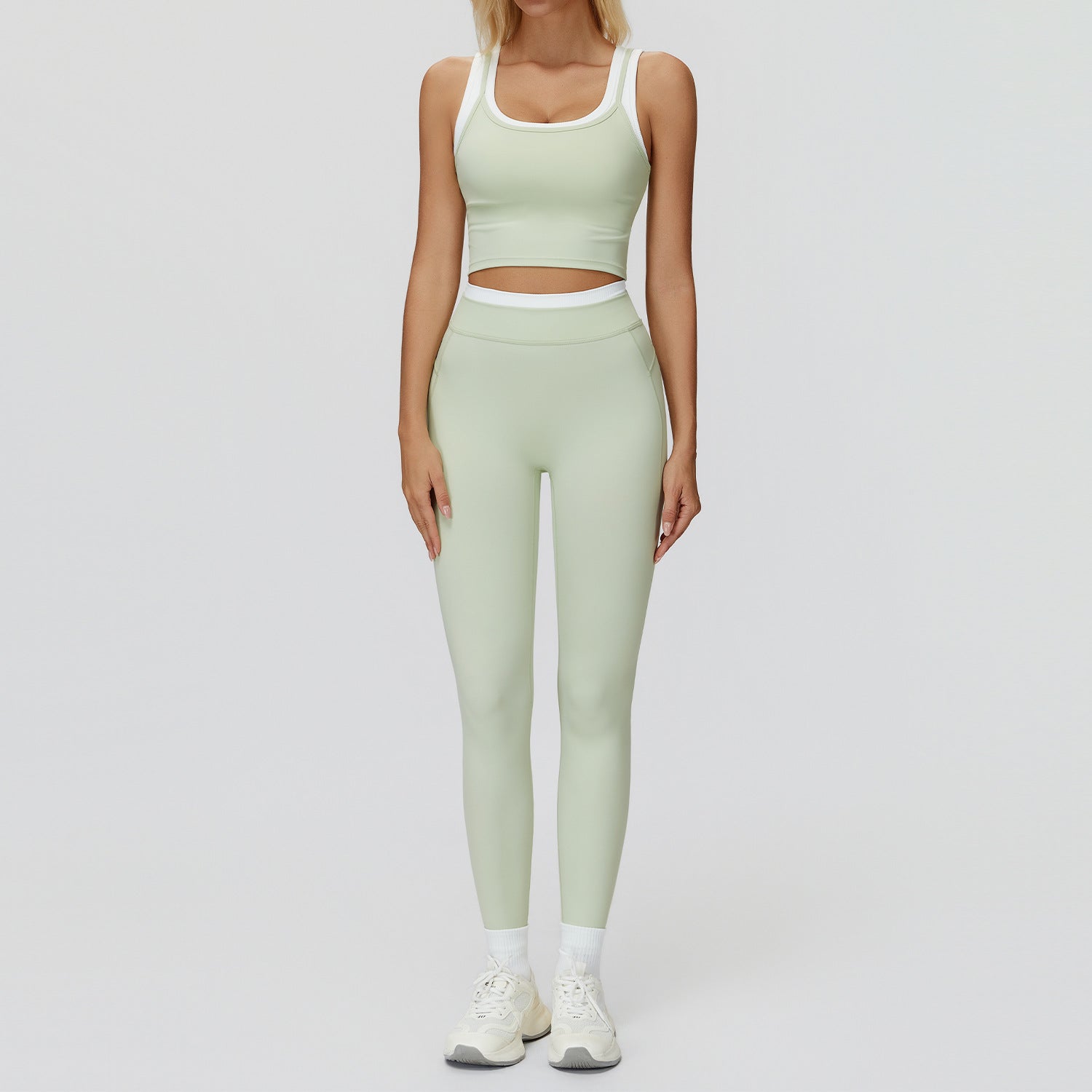 Loomi Flow-Sync™ Ribbed High Waist Yoga Set