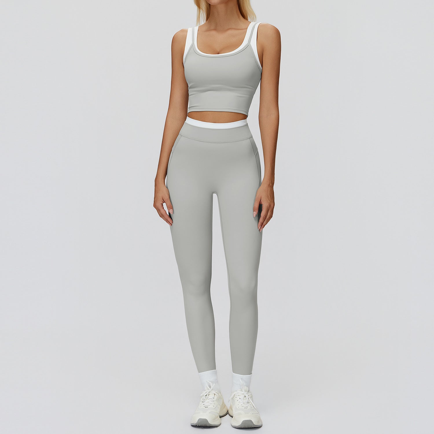 Loomi Flow-Sync™ Ribbed High Waist Yoga Set