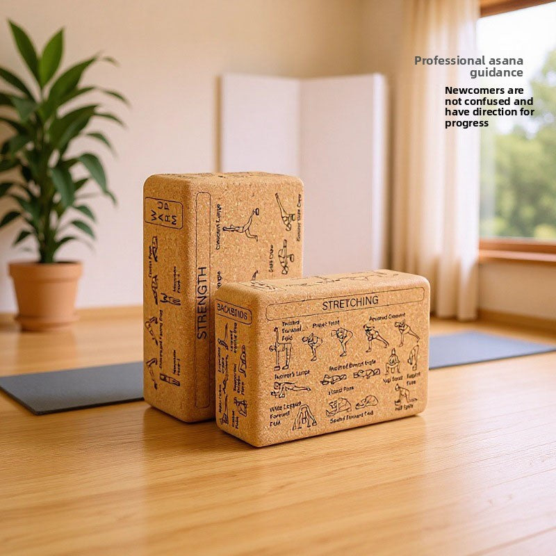 Loomi Cork-Pivot™ Natural Cork Yoga Bricks