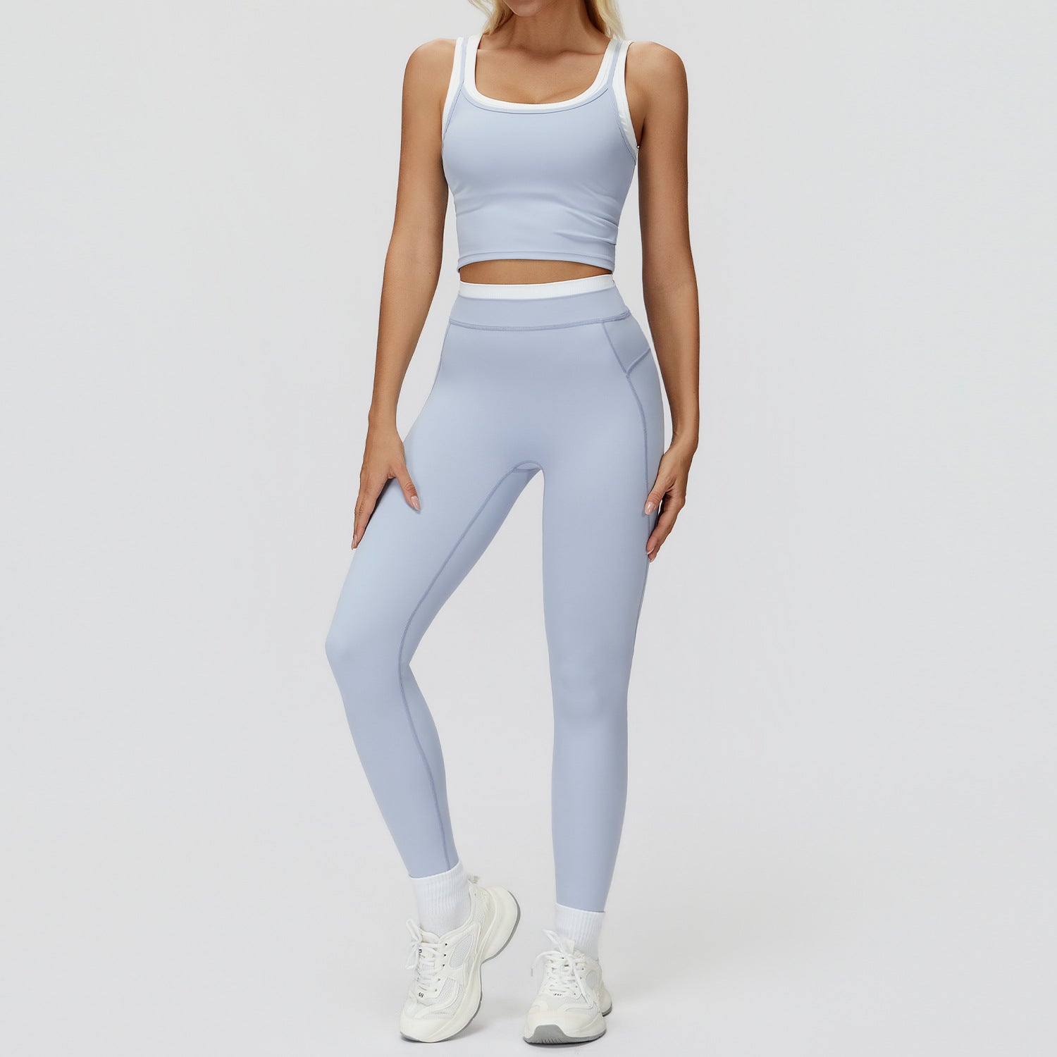 Loomi Flow-Sync™ Ribbed High Waist Yoga Set