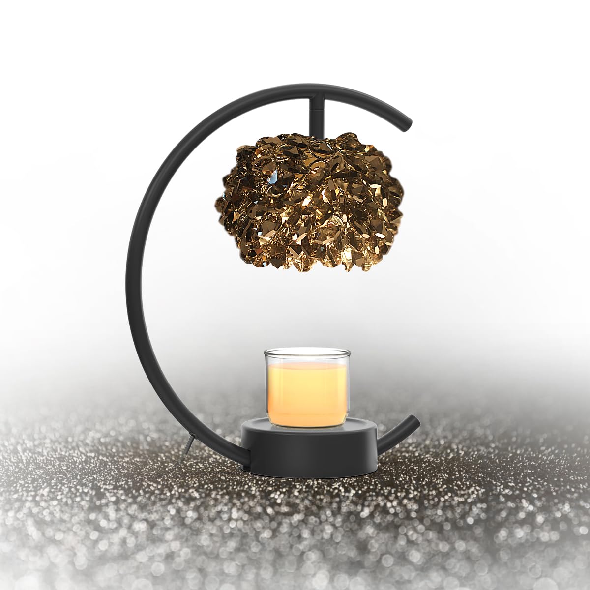 Loomi Crystal-Sync™ Glass Candle Warmer