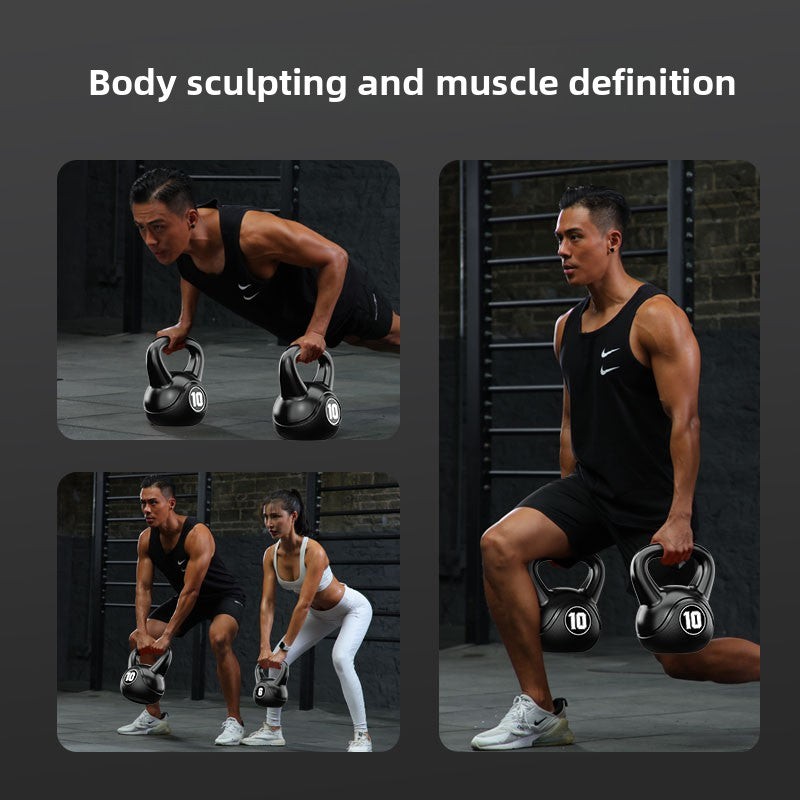 PVC Kettlebell for Home Fitness Training Loomi | The Sanctuary
