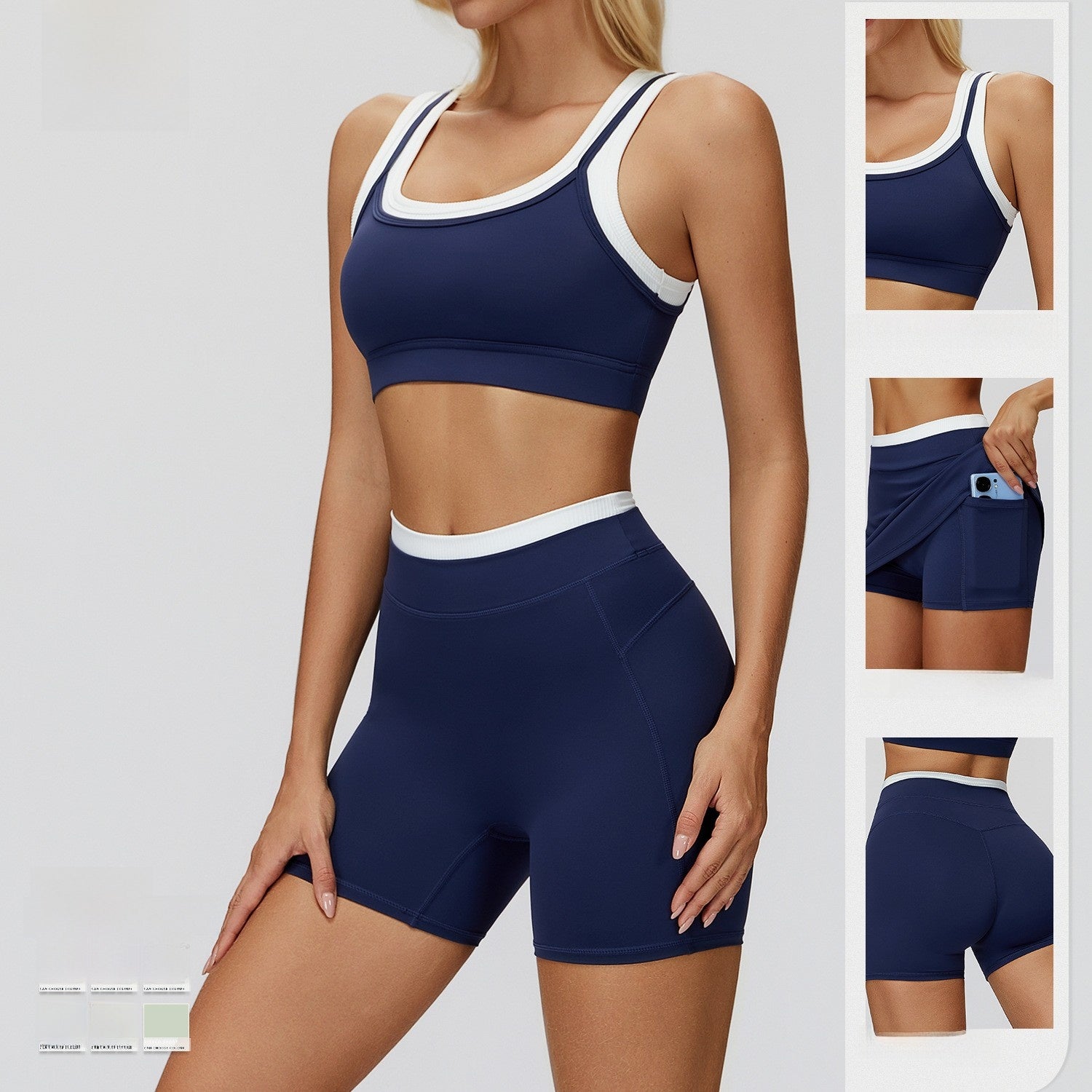 Loomi Flow-Sync™ Ribbed High Waist Yoga Set