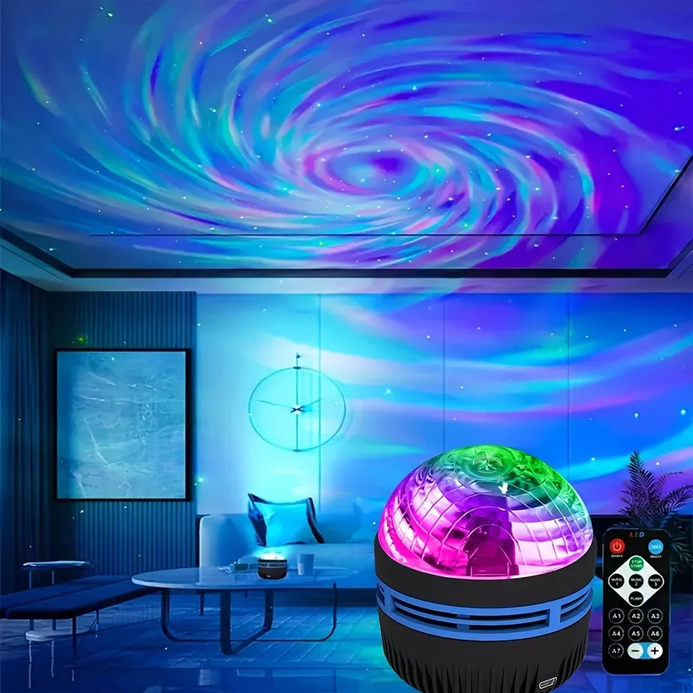 جهاز عرض مجرة Loomi Nebula-Sync™ متعدد الألوان بتقنية LED