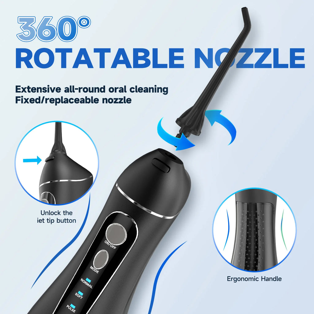 Loomi Oral-Axis™ Rechargeable Cordless Water Flosser