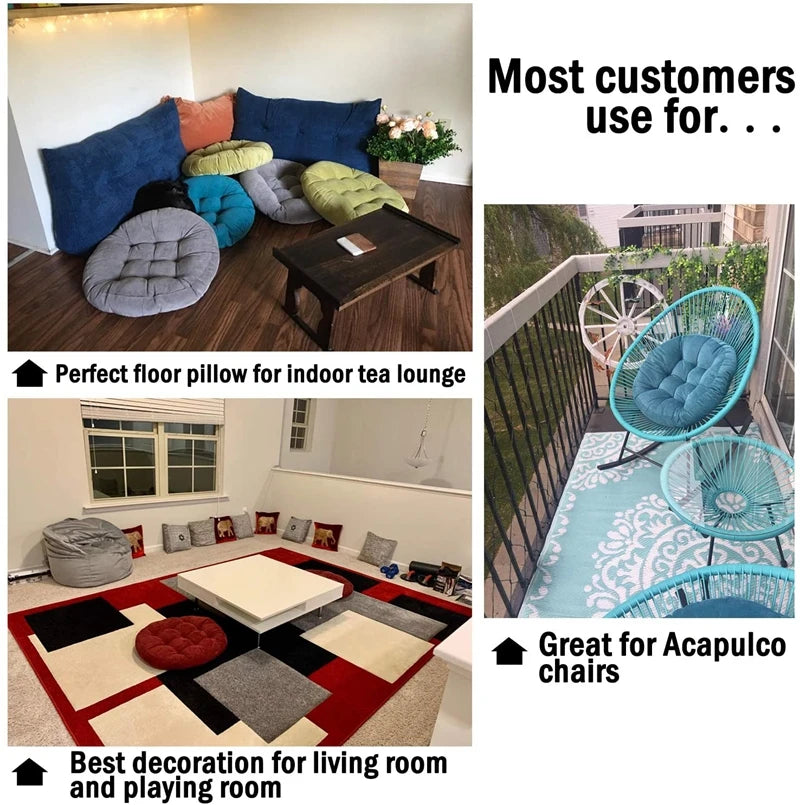 Loomi ZenBase™ Round Floor Meditation Cushion