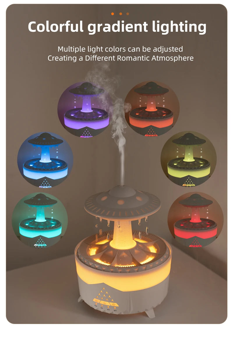 Loomi AuraRain™ Rain Cloud Aroma Diffuser & Humidifier