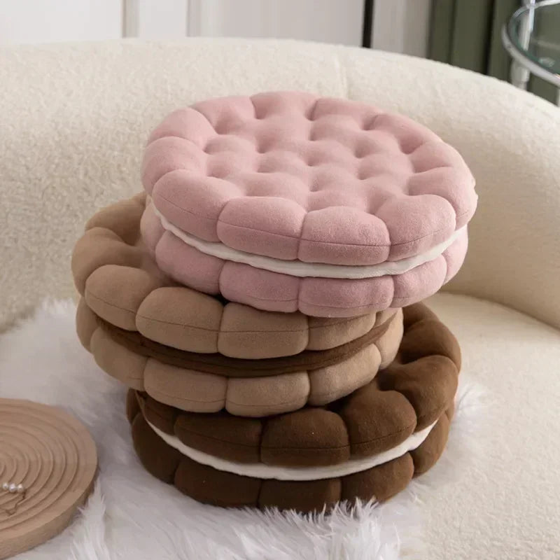 Loomi x AuraHome™ Round Biscuit Floor Cushion