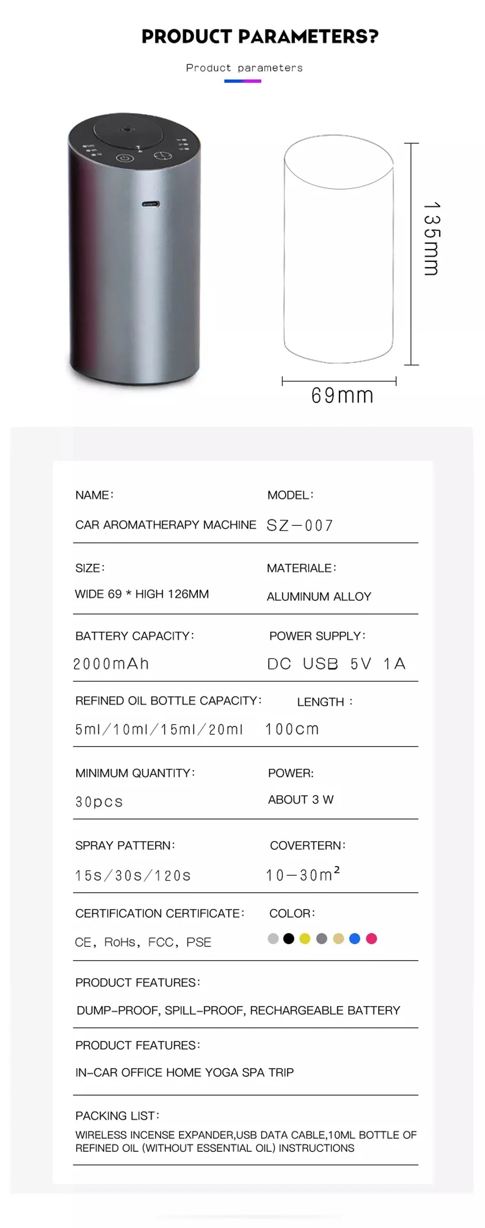 Loomi Aura-Logic™ Waterless Nebulizing Room Diffuser