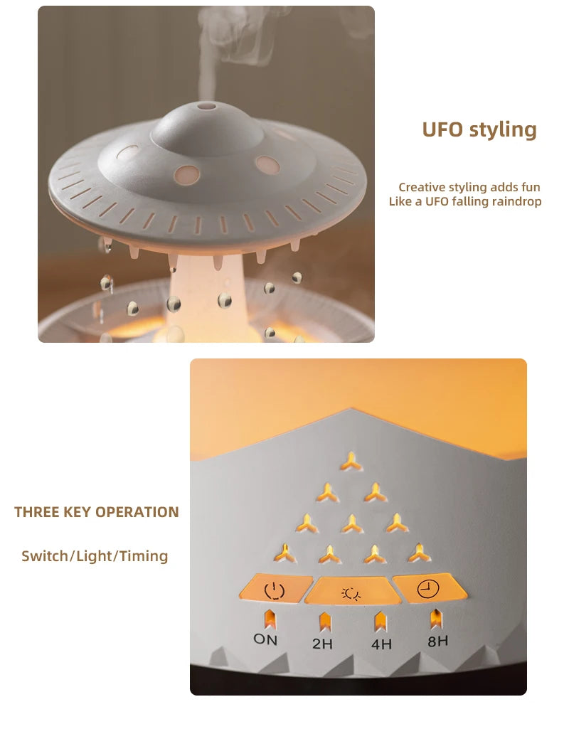 Loomi AuraRain™ Rain Cloud Aroma Diffuser & Humidifier