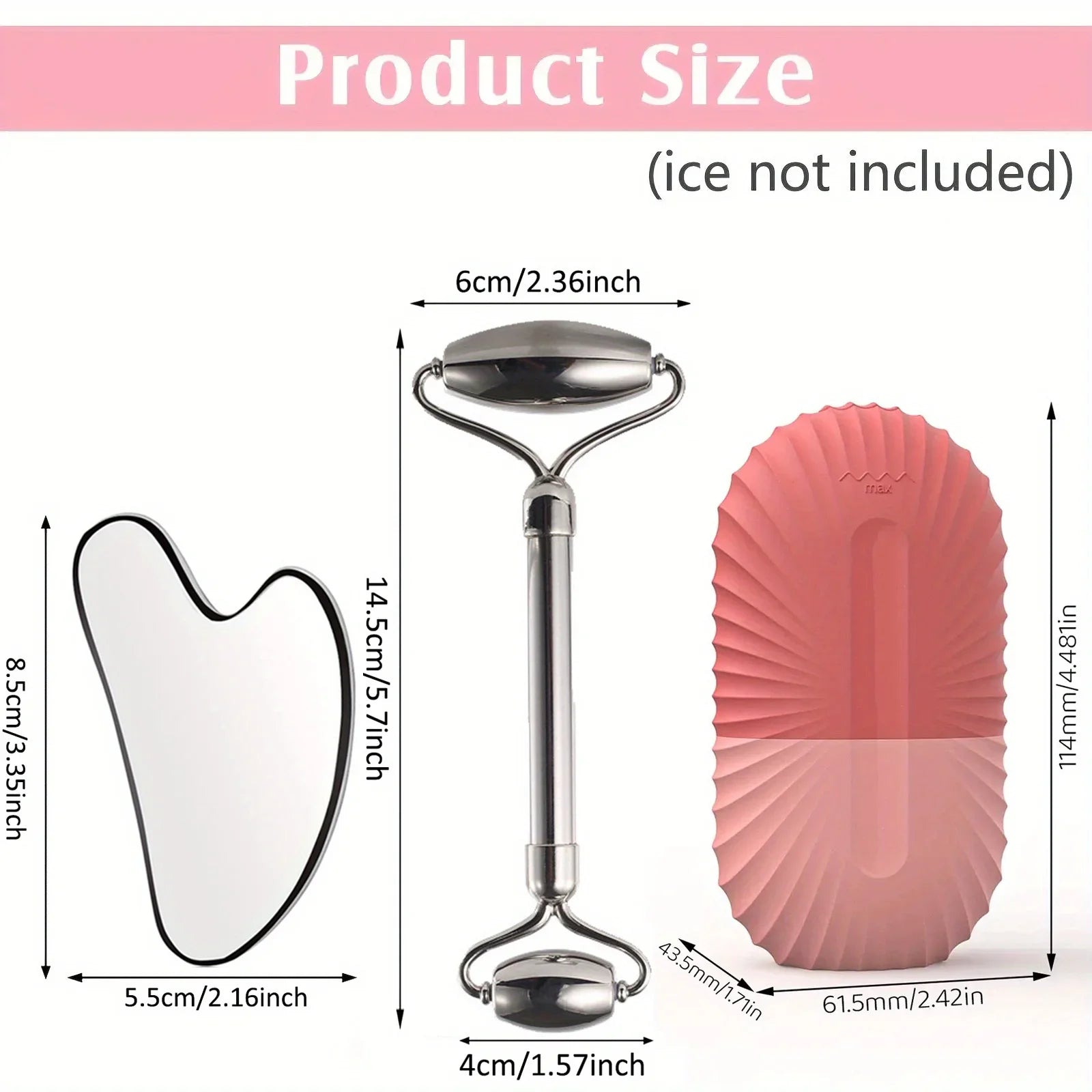 Loomi CryoSculpt™ Ice Roller & Gua Sha Facial Set