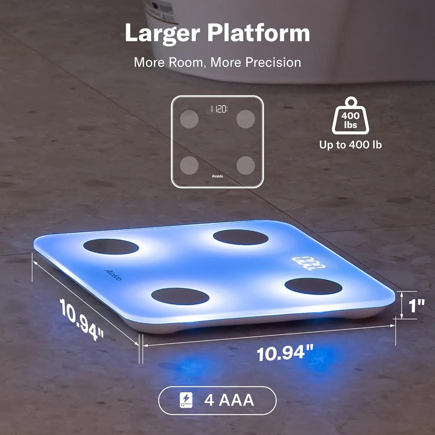 Loomi x Alcedo™ Smart Body Composition Scale Loomi