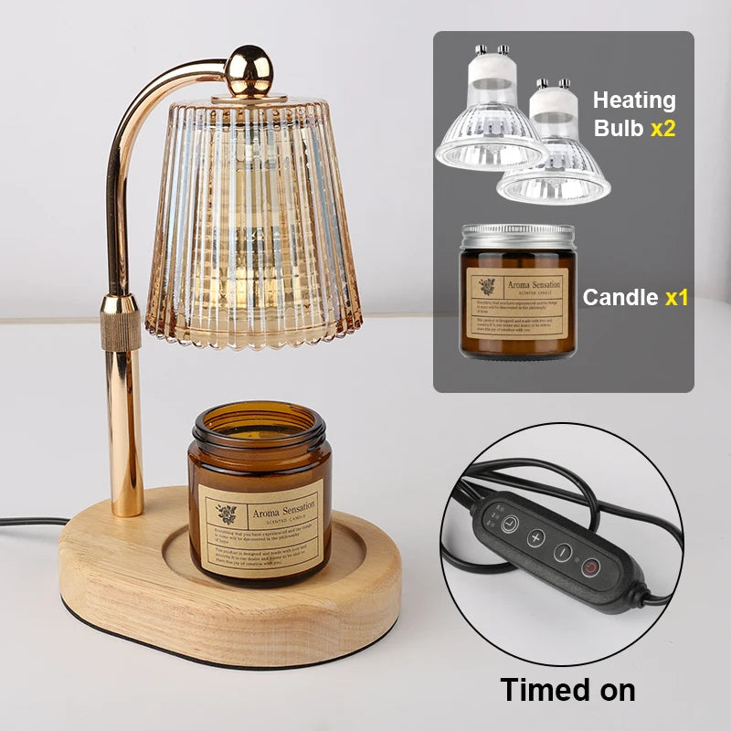 Loomi LuminaSafe™ Candle Warmer Lamp with Timer & Dimmer