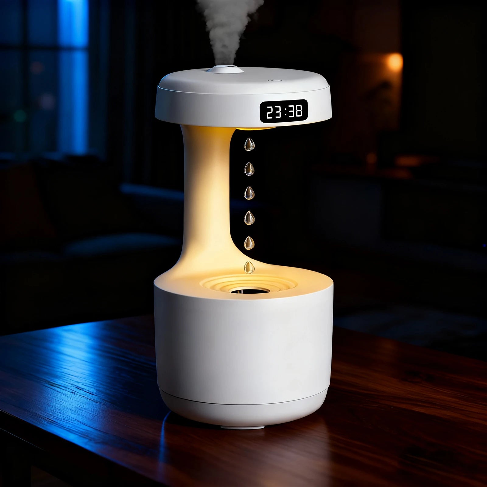 Loomi Oneka™ Anti-Gravity Humidifier with Digital Clock