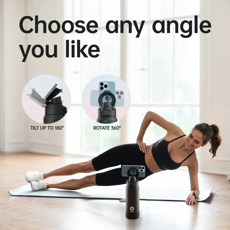 Loomi Axis™ Flux Smart Hydration Flask with MagSafe Mount