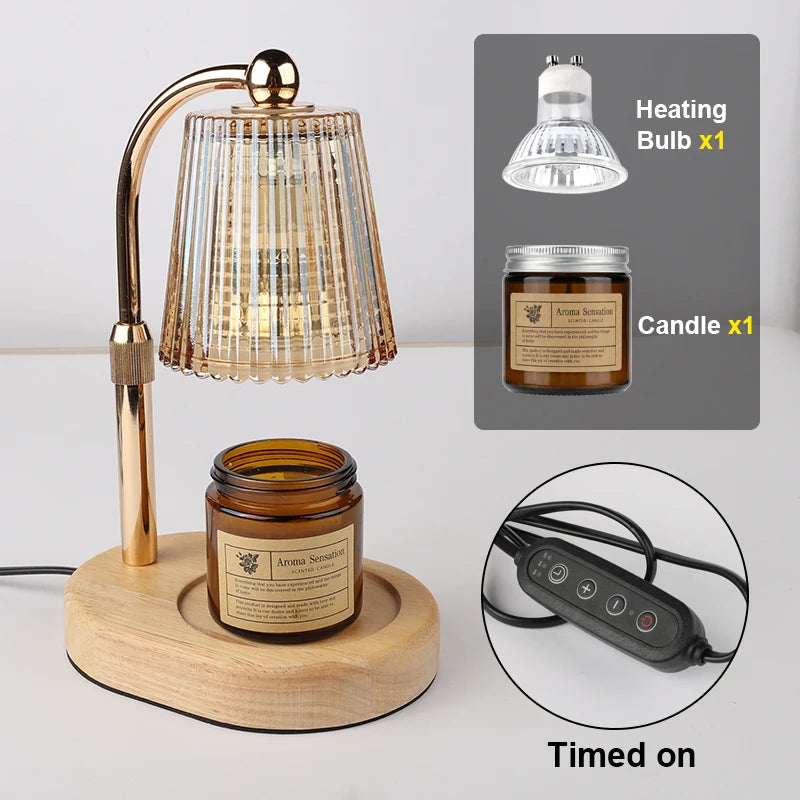 Loomi LuminaSafe™ Candle Warmer Lamp with Timer & Dimmer