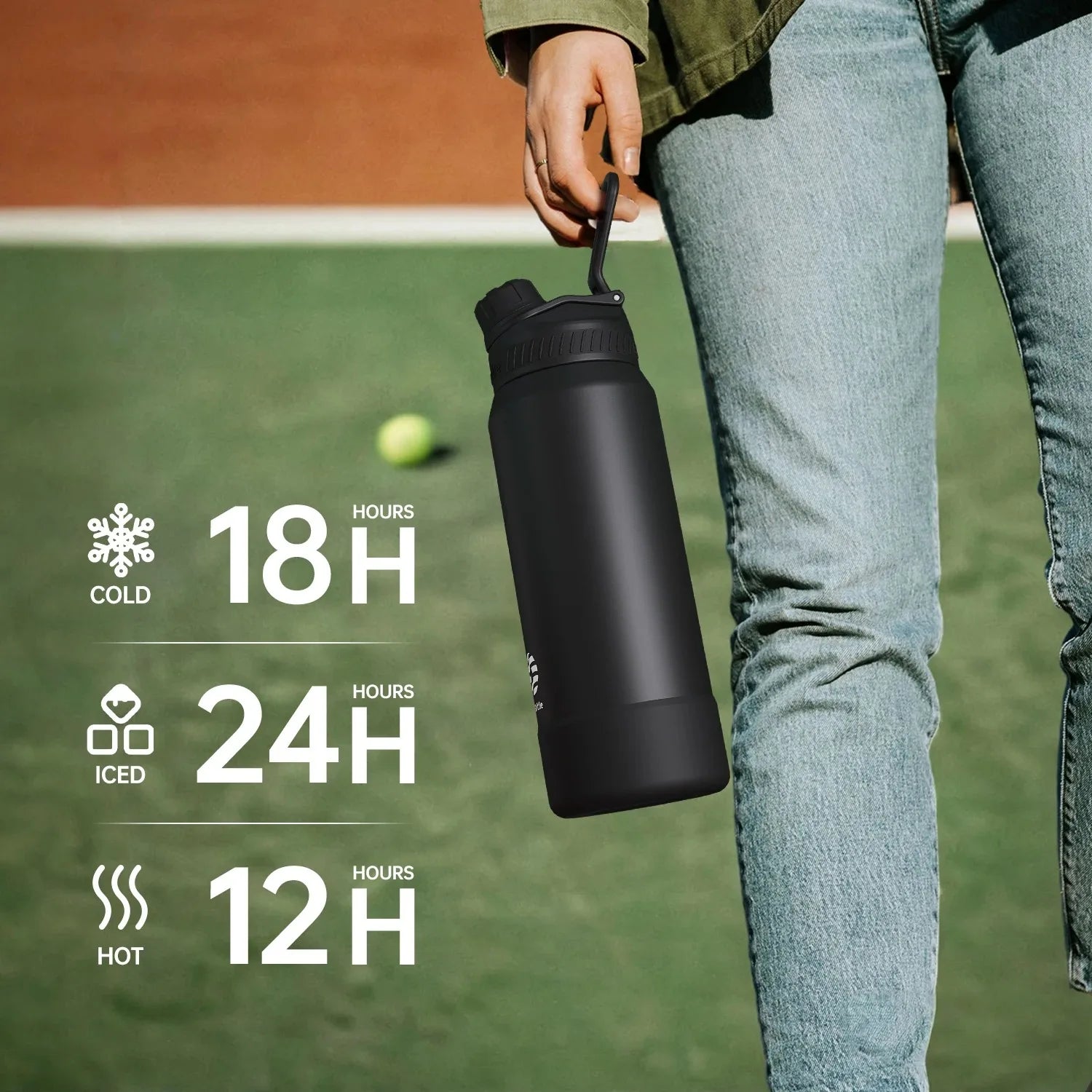 Loomi Axis™ Flux Smart Hydration Flask with MagSafe Mount