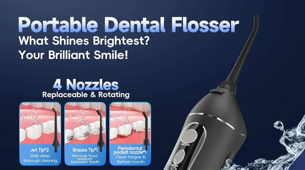 Loomi Oral-Axis™ Rechargeable Cordless Water Flosser