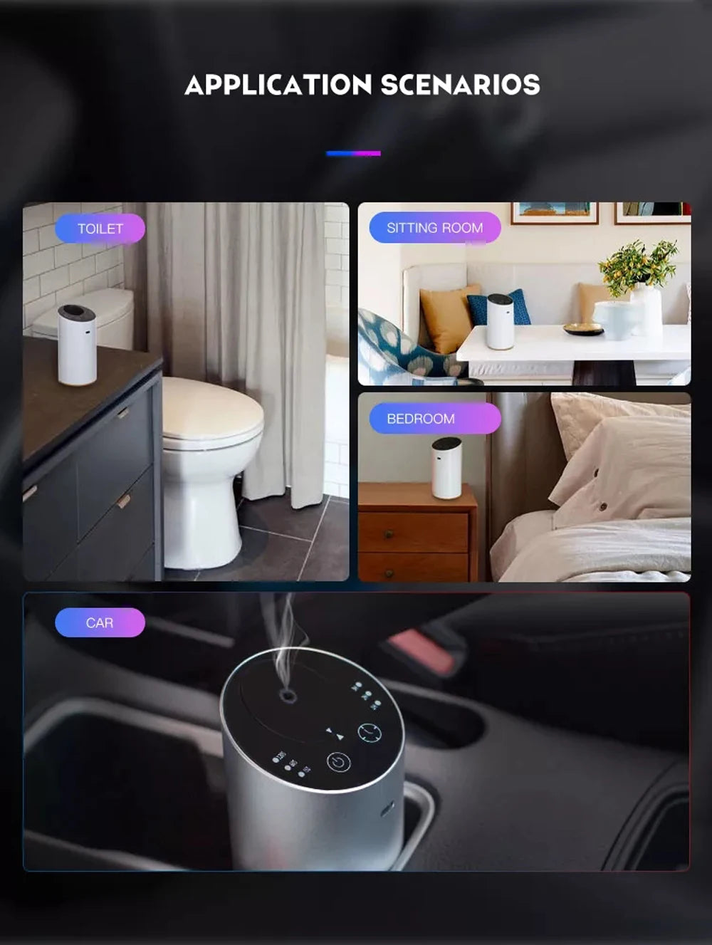 Loomi Aura-Logic™ Waterless Nebulizing Room Diffuser