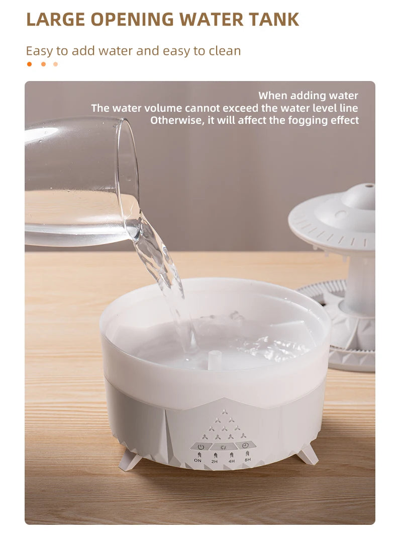 Loomi AuraRain™ Rain Cloud Aroma Diffuser & Humidifier