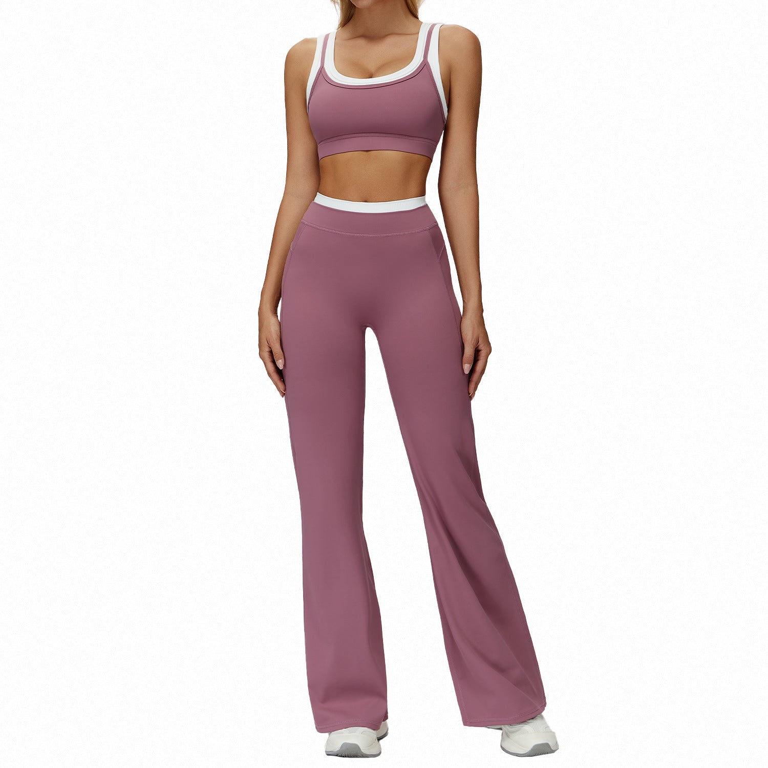 Loomi Flow-Sync™ Ribbed High Waist Yoga Set