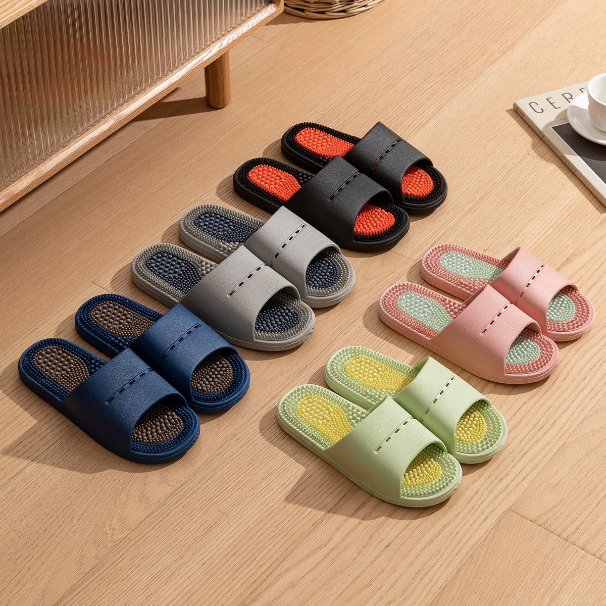 Loomi Sole-Aura™ Acupressure Massage Slippers